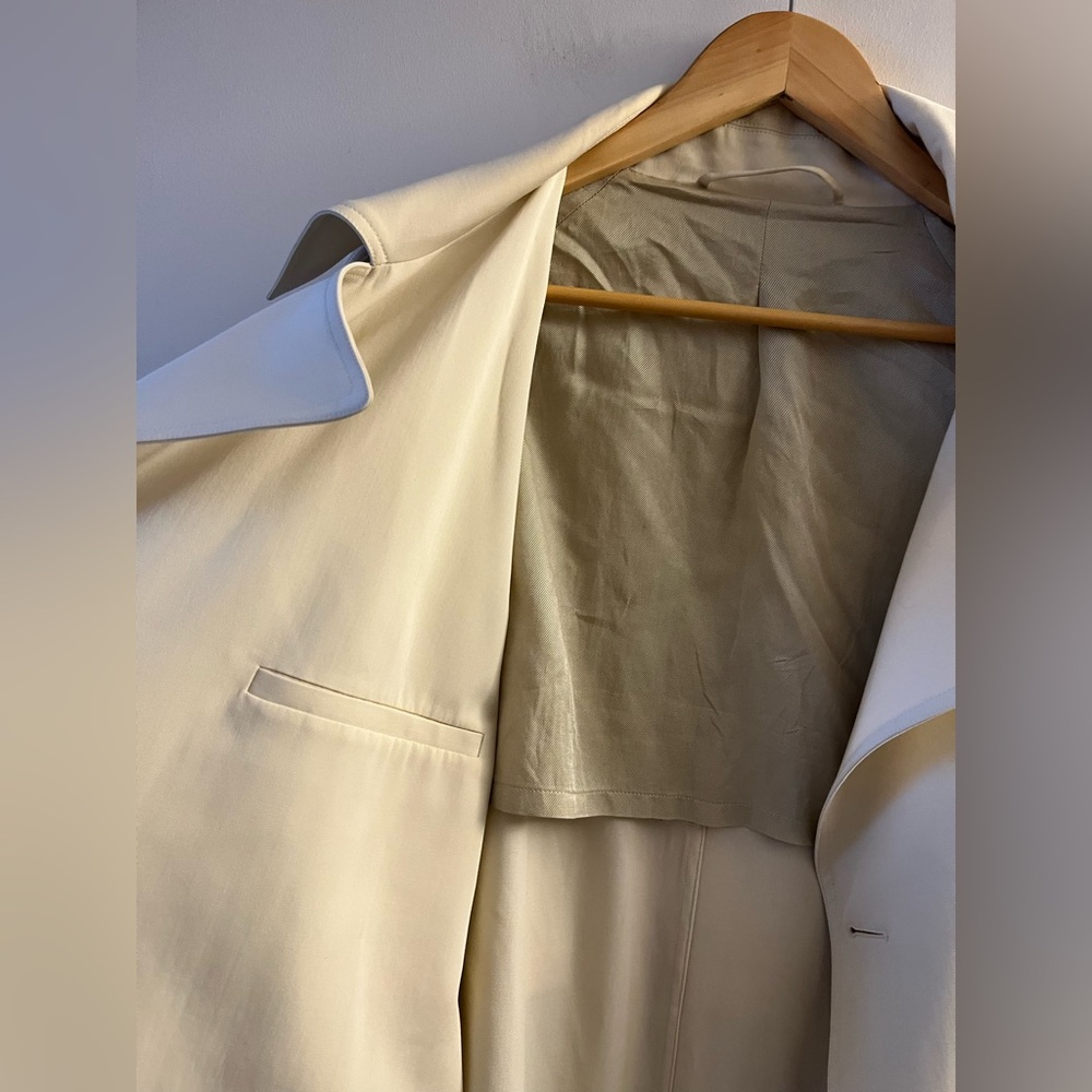 Lemaire Beige Wool Soft Coat - Large - Picture 12 of 15